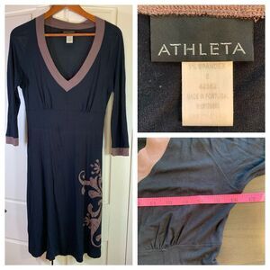 Athleta Dress‎ Small Yoga Athletic Athleisure Gorpcore Comfy Stretch Minimalist